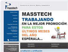 Tablet Screenshot of masstech.com.mx